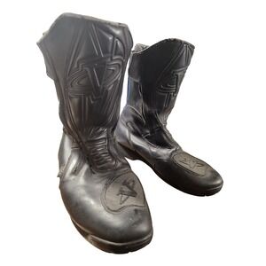 Vega‎ Motorcycle Riding Boots Men's Black Sport Bike Touring Size US 11